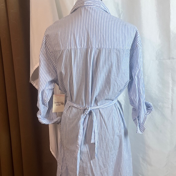 Chic Striped Long Sleeve Dress - Picture 4 of 7